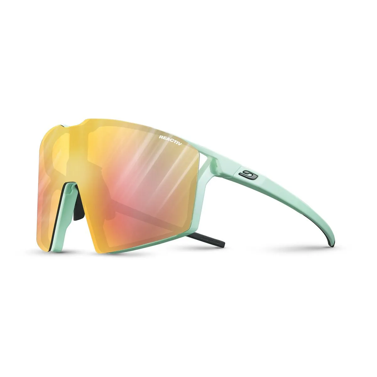 JULBO Edge Sunglasses - Matte Mint / REACTIV 1-3 LA