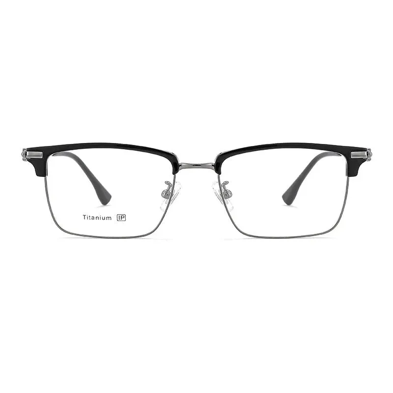 KatKani Unisex Full Rim Square Titanium Eyeglasses 8931