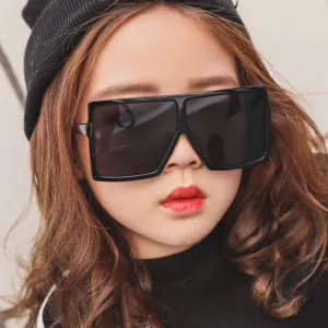 Kids Oversized Retro Square Sunglasses