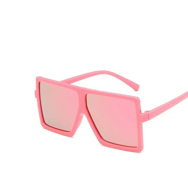 Kids Oversized Retro Square Sunglasses