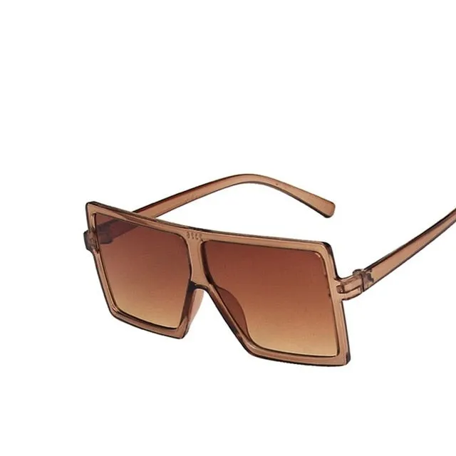 Kids Oversized Retro Square Sunglasses