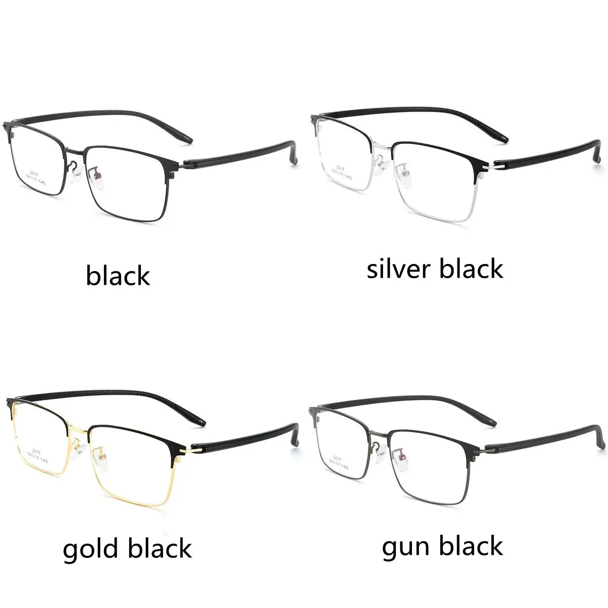 Kocolior Men's Full Rim Square Acetate Alloy Hyperopic Reading Glasses 2017