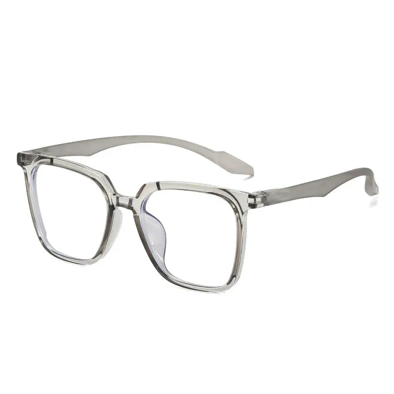 Kocolior Unisex Full Rim Large Square Acetate Hyperopic Reading Glasses 81013