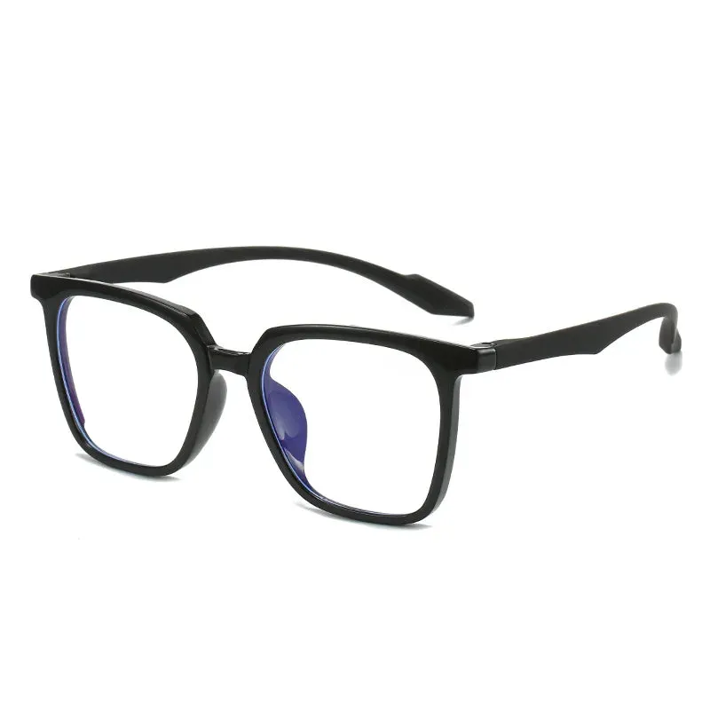 Kocolior Unisex Full Rim Large Square Acetate Hyperopic Reading Glasses 81013