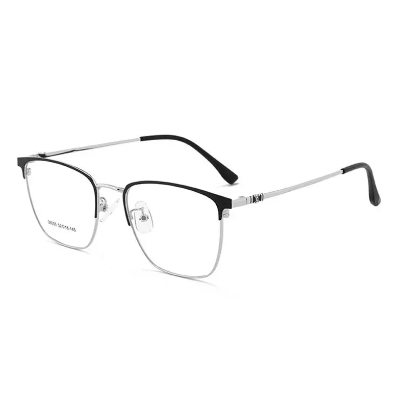 Kocolior Unisex Full Rim Square Acetate Alloy Hyperopic Reading Glasses 38005