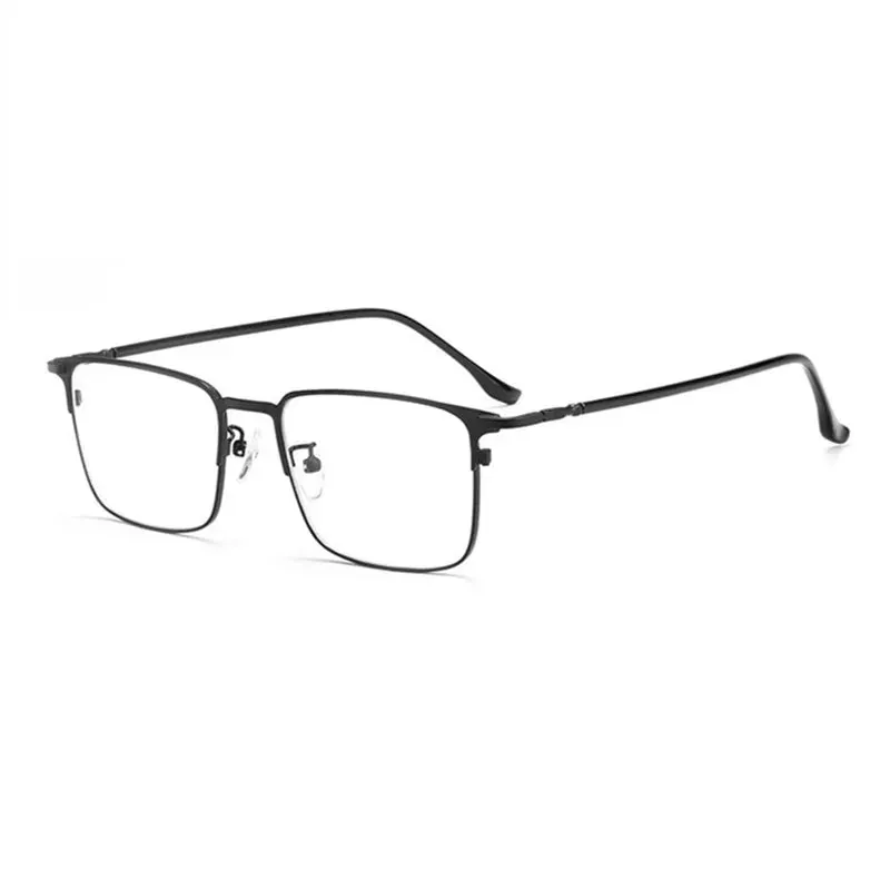 Kocolior Unisex Full Rim Square Alloy Hyperopic Reading Glasses 39143