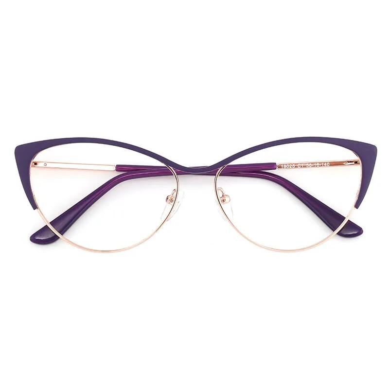 Laoyehui Women's Eyeglasses Cat Eye Reading Glasses 18025