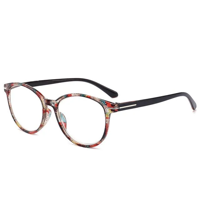 Lonsy Unisex Full Rim Round Square Polycarbonate Reading Glasses F146