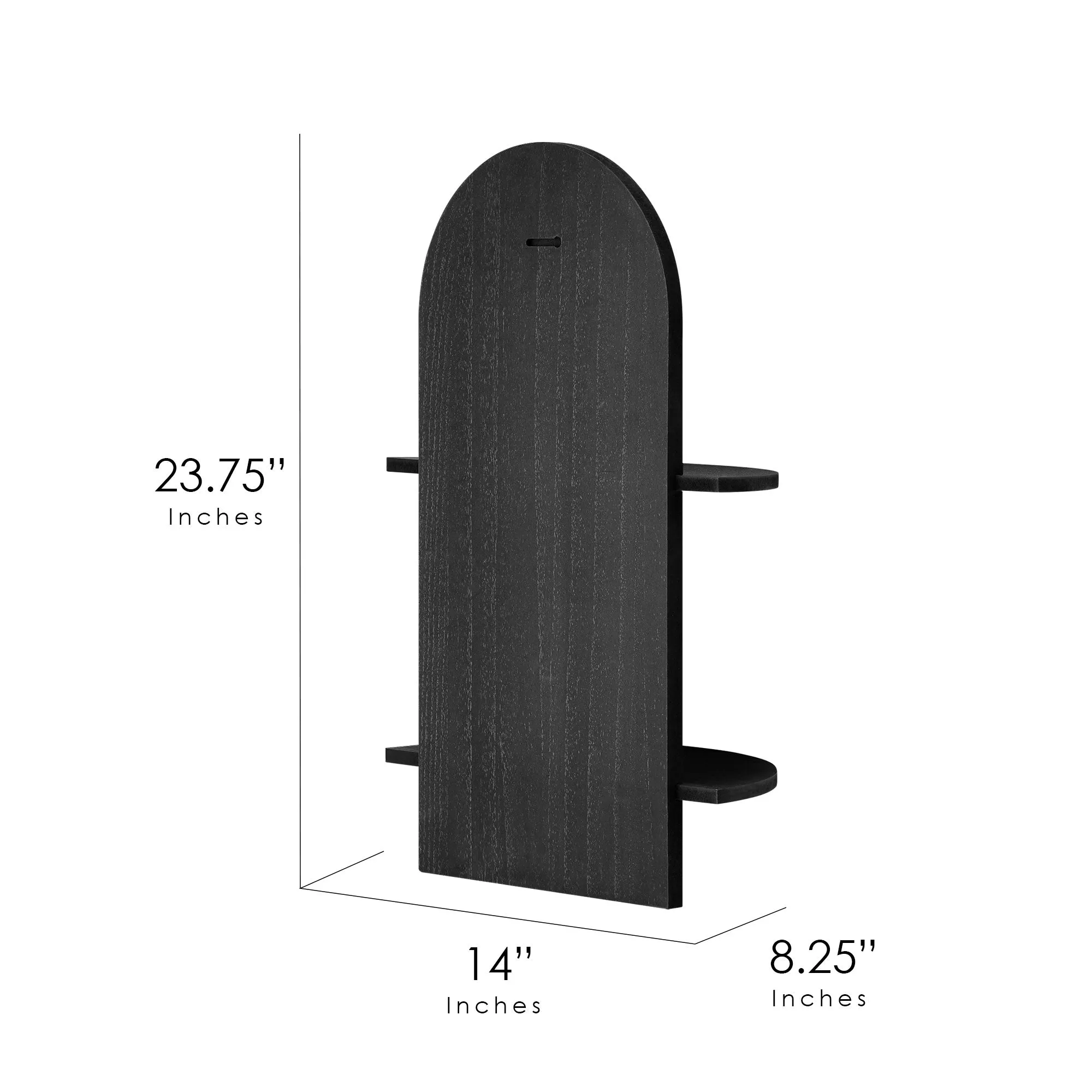 Lunar Ledges Wall shelf in Black