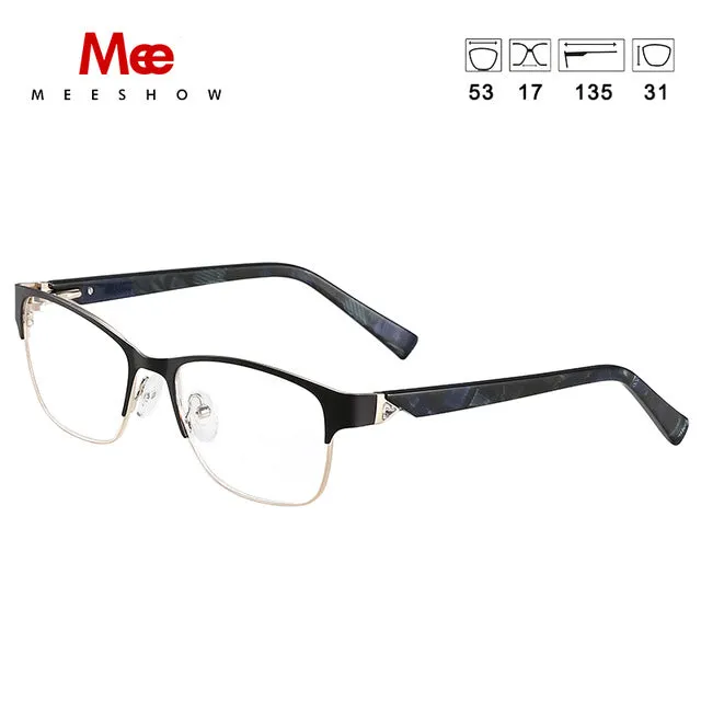 Meeshow Women's Eyeglasses Titanium Alloy 809