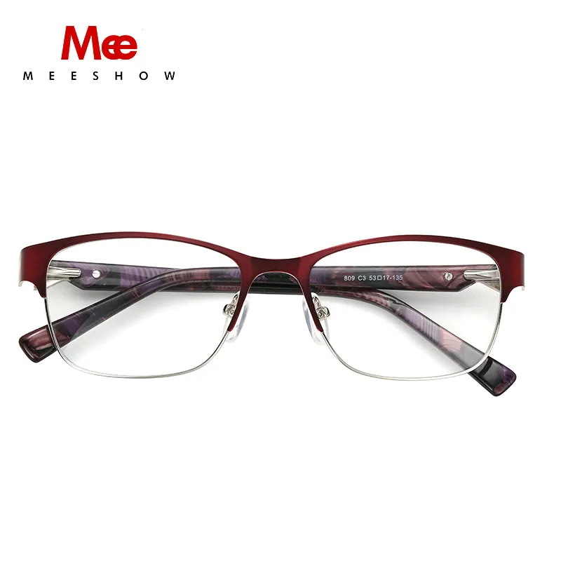 Meeshow Women's Eyeglasses Titanium Alloy 809