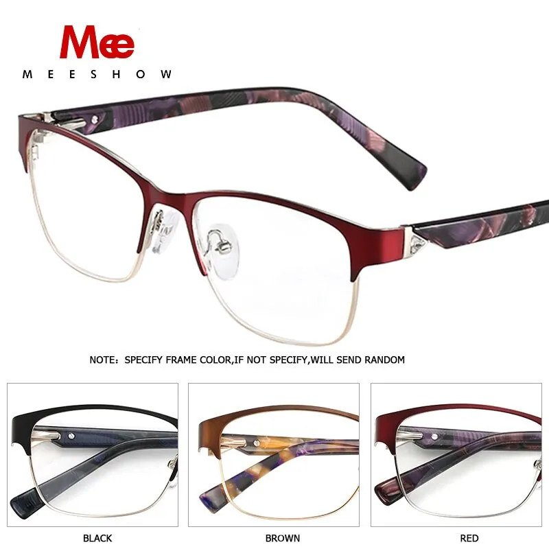 Meeshow Women's Eyeglasses Titanium Alloy 809