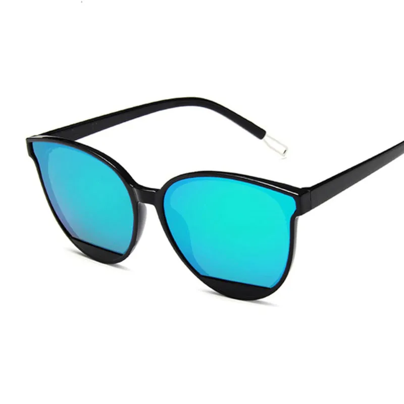 Minimalist Classic Anti-reflective Mirror Sunglasses with UV Protection