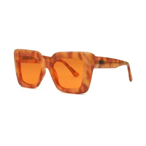 MONIQUE | Amber Tortoise | Orange Lens