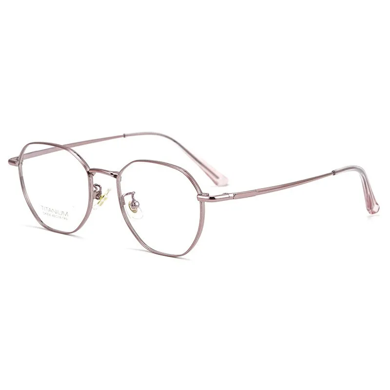 Muzz Unisex Full Rim Round IP Titanium Frame Eyeglasses Ck836