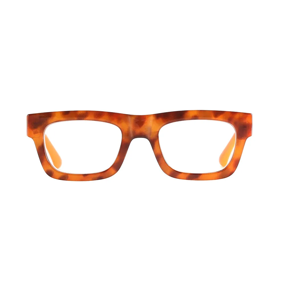 OLLIE | Amber Tortoise | Orange | Blue Light