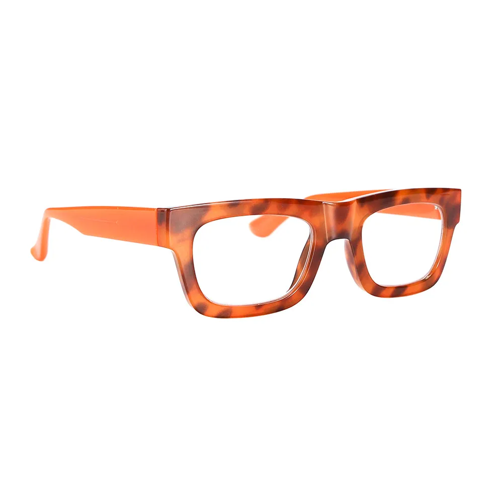 OLLIE | Amber Tortoise | Orange | Blue Light