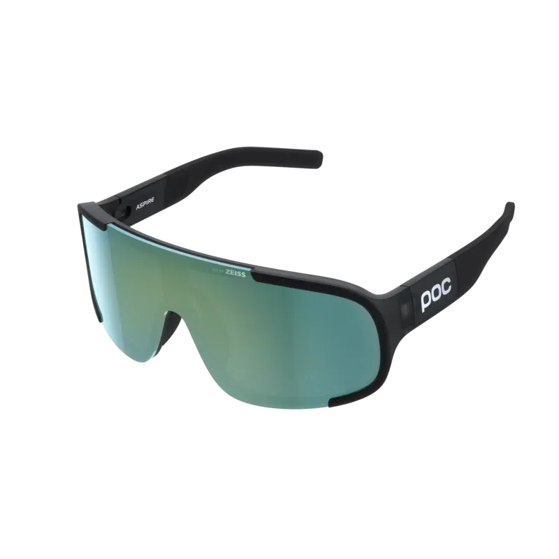 POC Glasses Aspire Performance - Uranium Black Translucent/Grey Deep Green