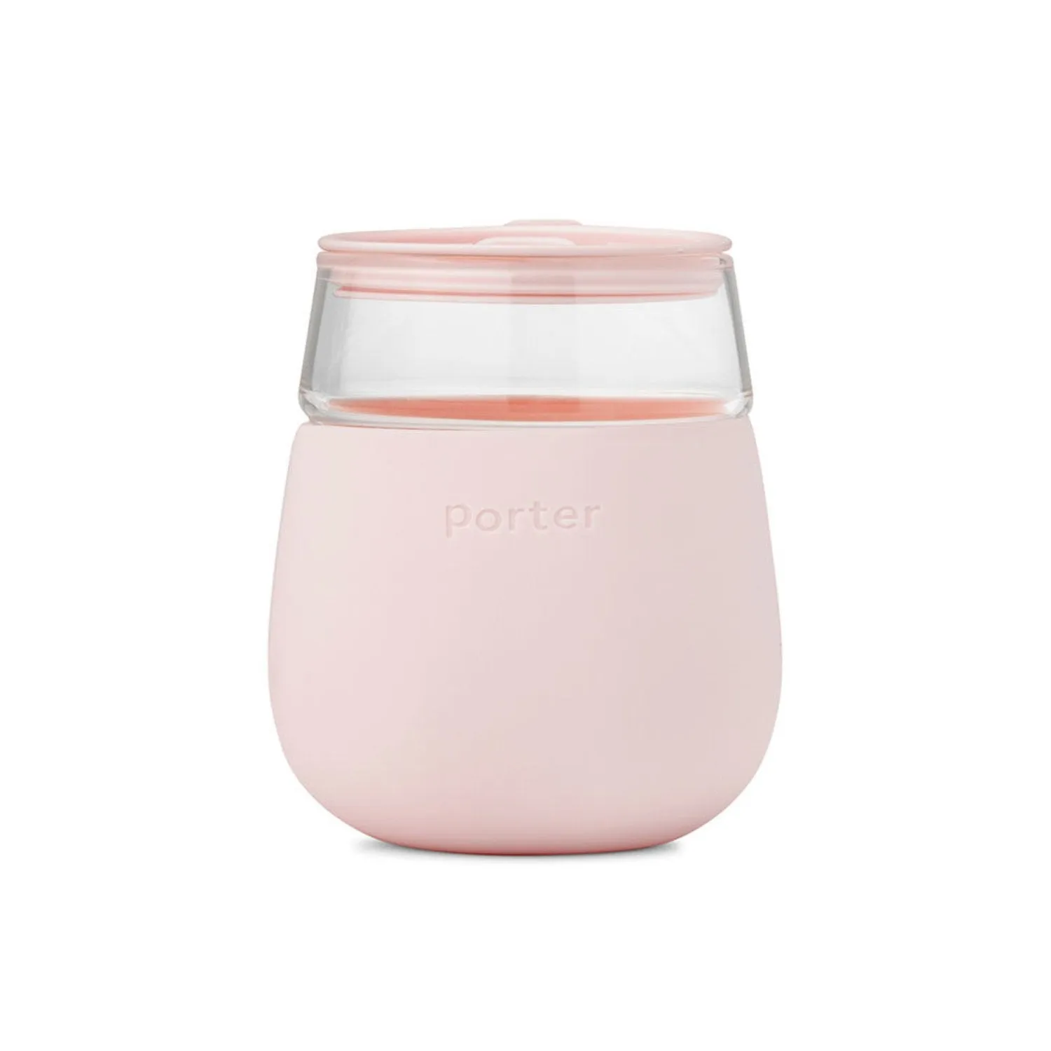 porter | glass tumbler | blush - LC