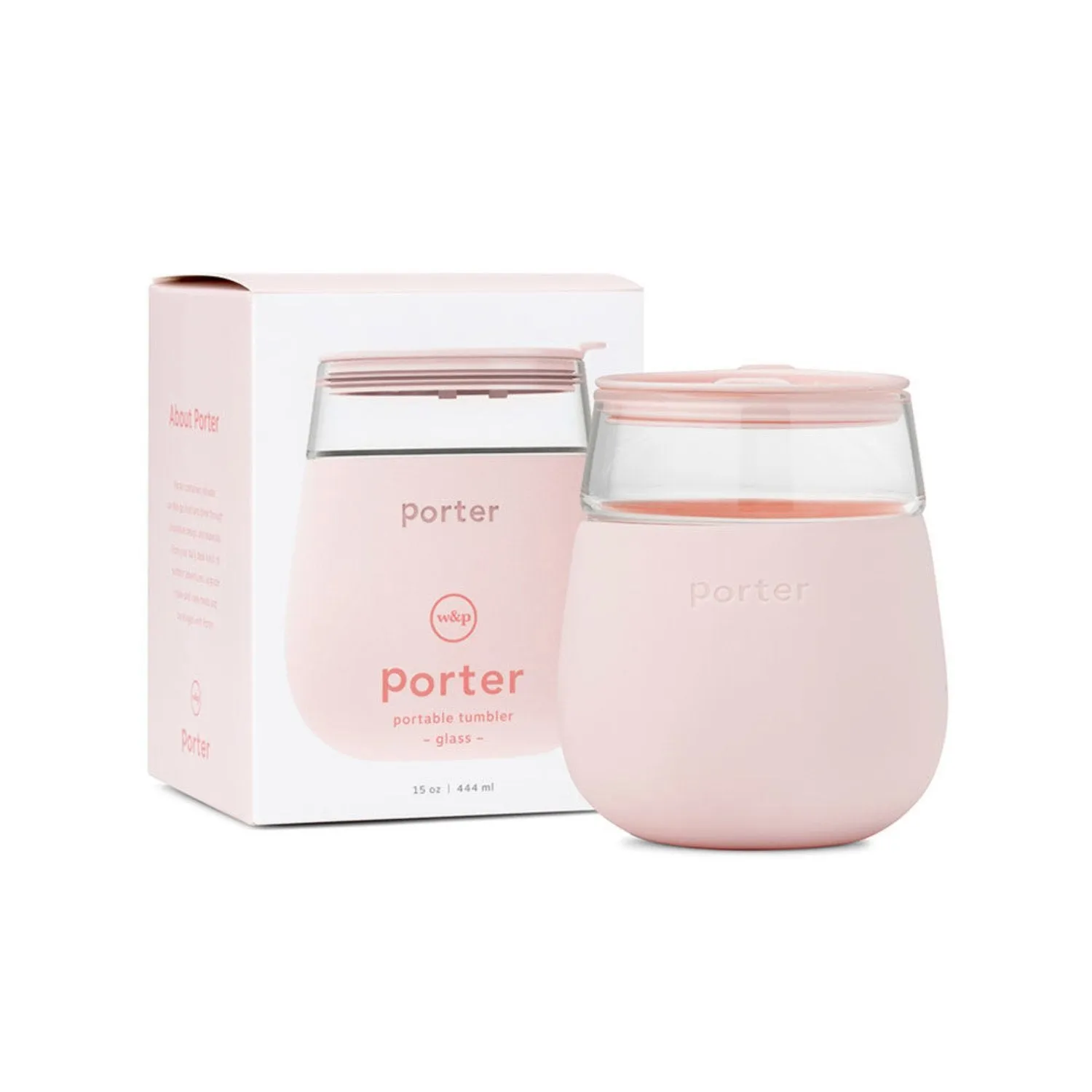 porter | glass tumbler | blush - LC