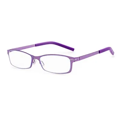 Ralferty Unisex Full Rim Rectangle Alloy Hyperopic Reading Glasses D1331