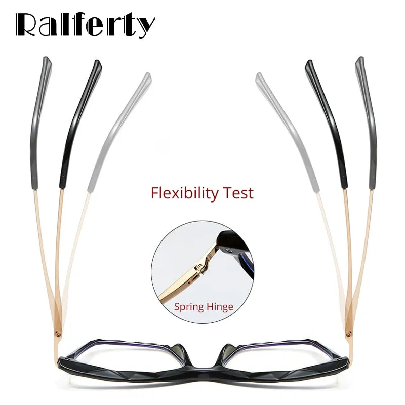 Ralferty Women's Reading Glasses Acetate Cat Eye 9753