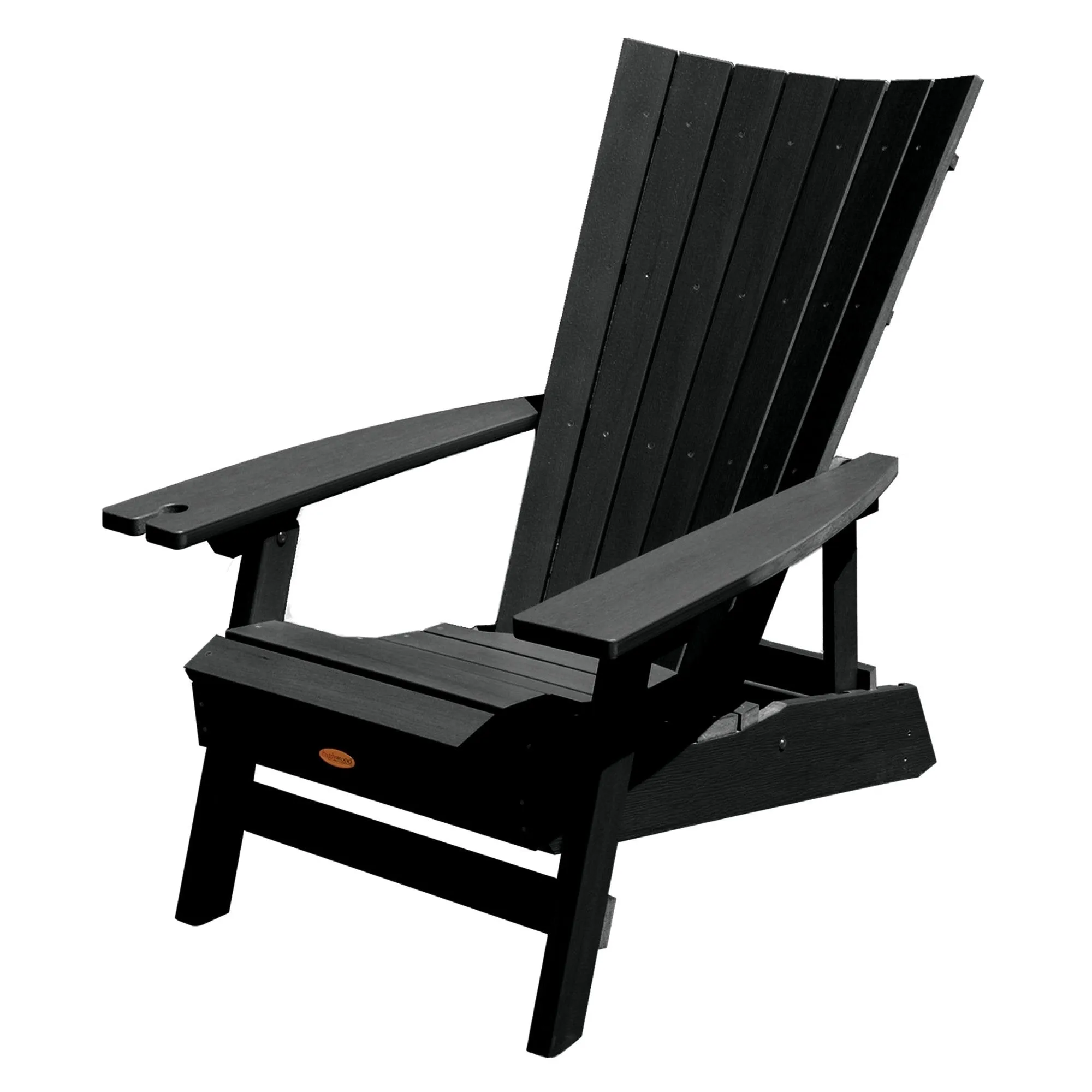 Refurbished Manhattan Beach Adirondack Chair with Wine Glass Holder