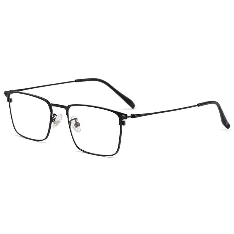 Reven Jate Men's Full Rim Square Alloy Eyeglasses 0606