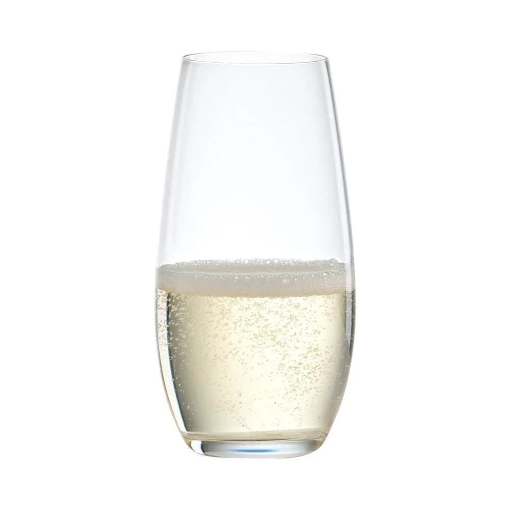 Riedel O Wine Tumbler Stemless Champagne Glasses (Pair)