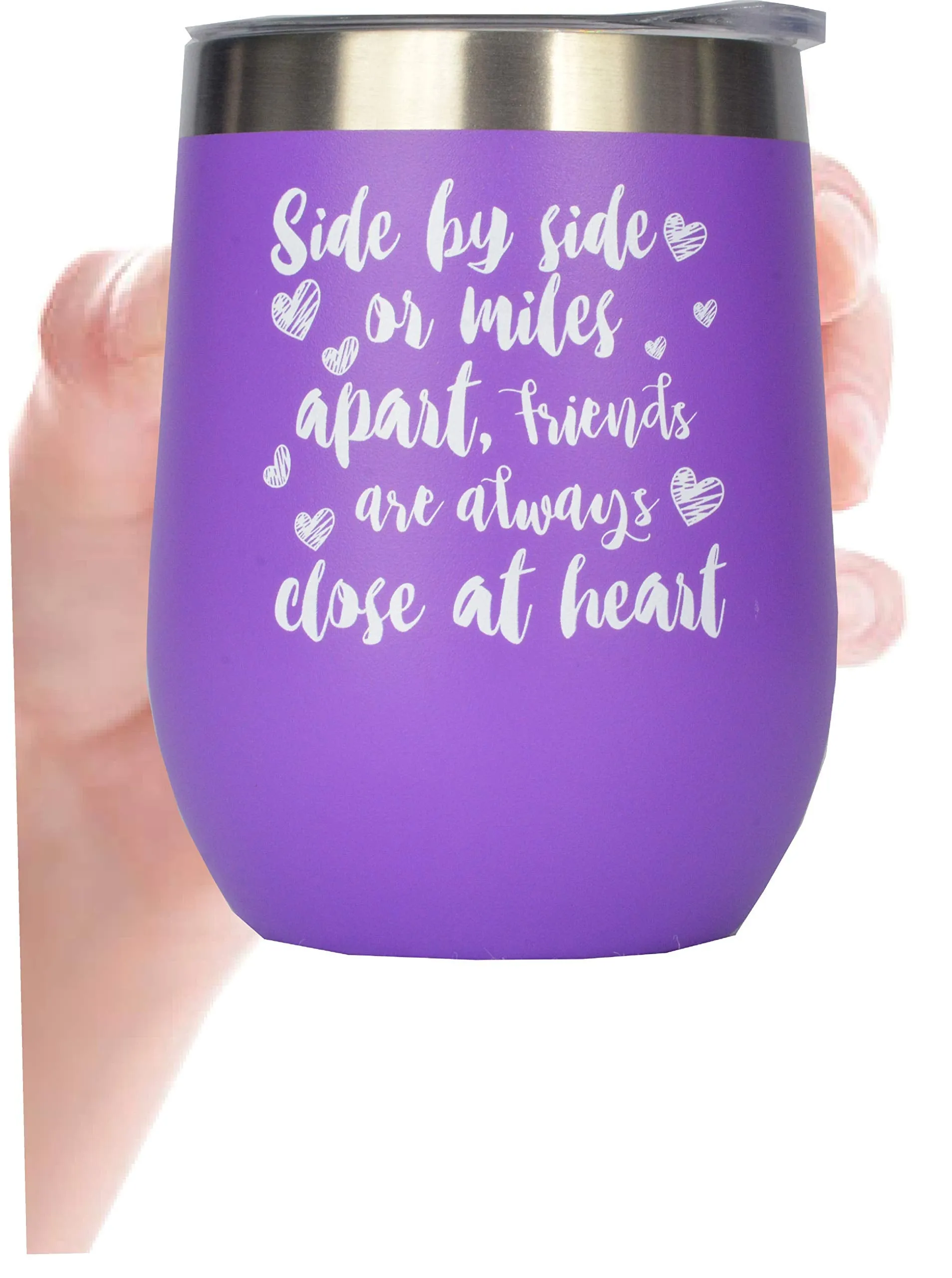 Side by Side Friends, Best Friends Gifts for Women, Birthday Gifts for Friends Female