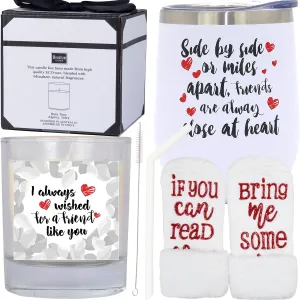 Side by Side Gifts, Side by Side Friends Tumbler Cup, Side by Side or Miles Apart Best