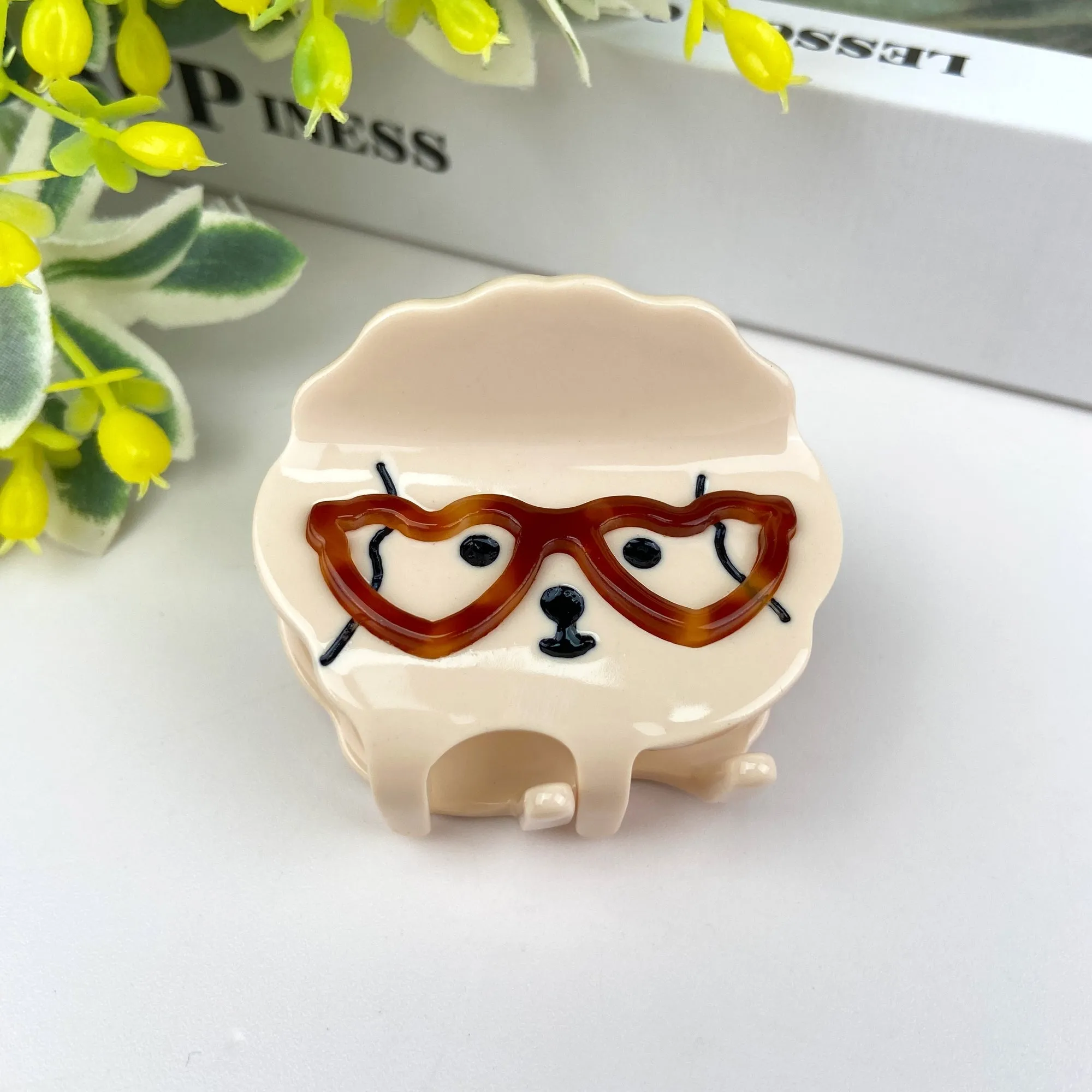 The Diva Soap Hair Clip: Small Glasses Dogs