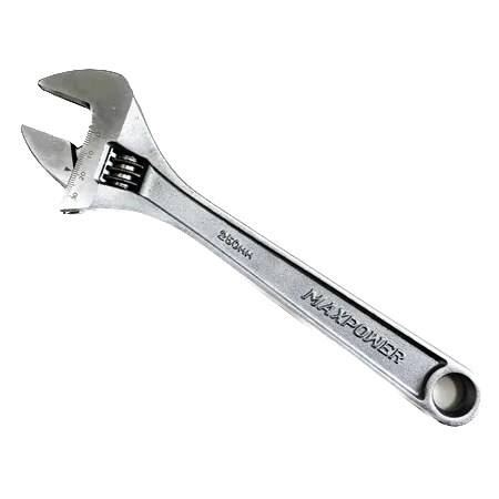 Toolzone 10"/250mm Satin Finish Adjustable Spanner