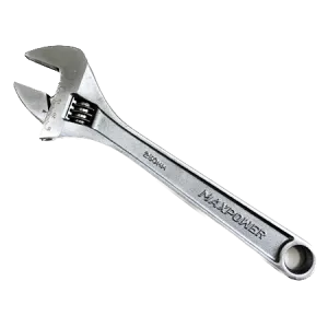 Toolzone 10"/250mm Satin Finish Adjustable Spanner