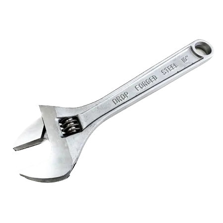 Toolzone 10"/250mm Satin Finish Adjustable Spanner