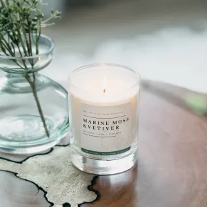 Tumbler Jar Soy Candle - Marine Moss & Vetiver