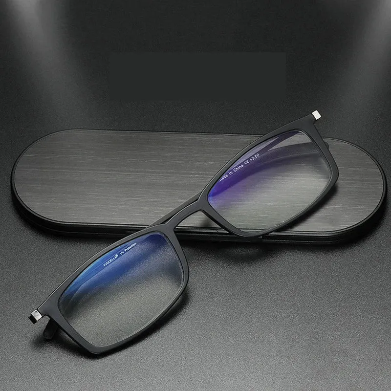 Ultra-thin Portable HD Anti-fatigue TR90 Light Design Anti-blue Light Magnifying Reading Glasses