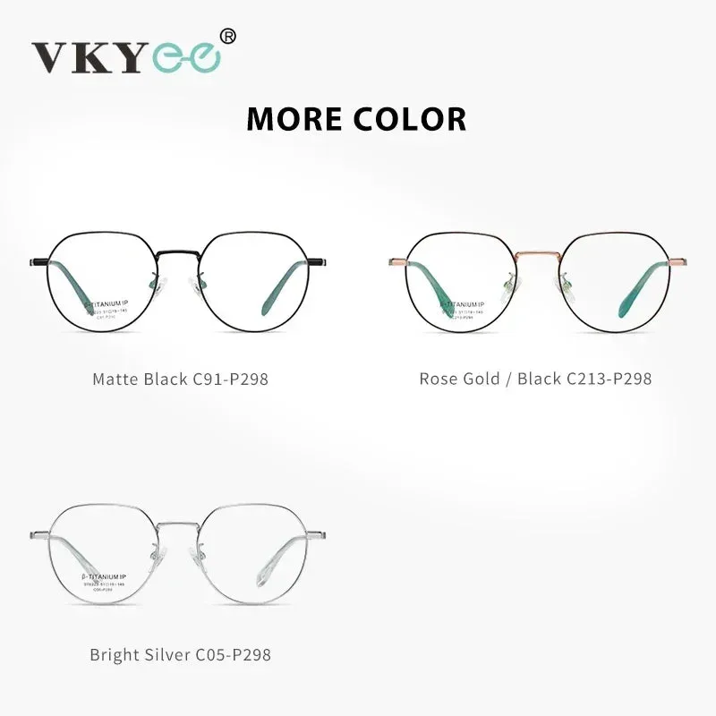 Vicky Mens Full Rim Oval Titanium Reading Glasses St6223