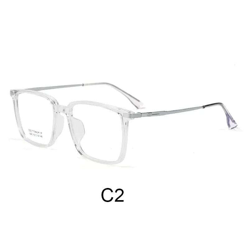 Vicky Men's Full Rim Square Titanium Reading Glasses 5042