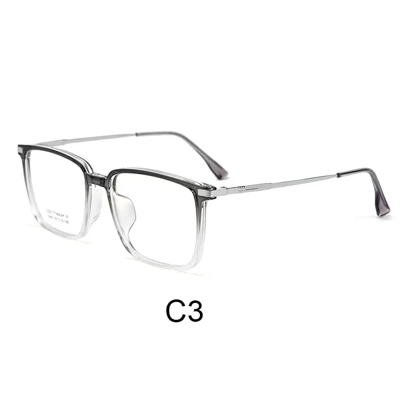 Vicky Men's Full Rim Square Titanium Reading Glasses 5042