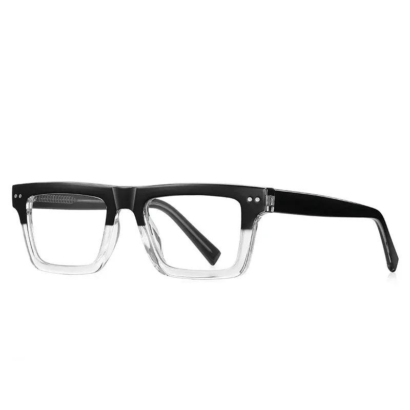 Vicky Women's Full Rim Brow Line Square Tr 90 Titanium Reading Glasses 2196