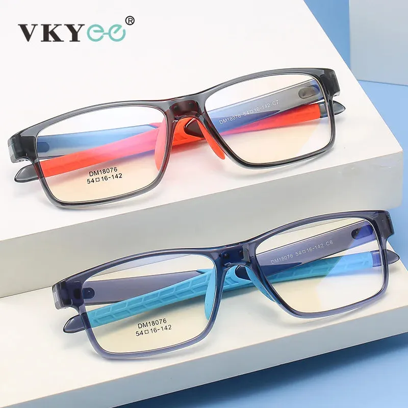 Vicky Women's Full Rim Square Tr 90 Silicone Sport Reading Glasses 18076