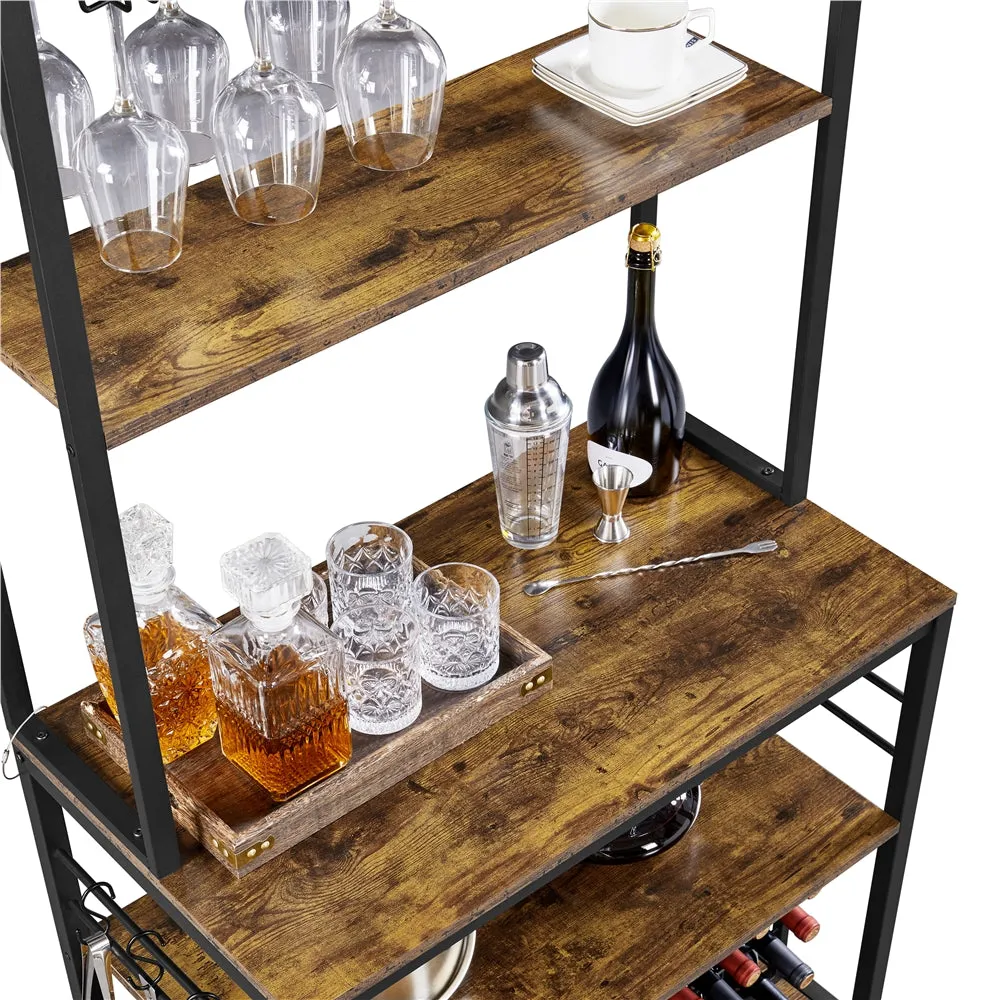 Yaheetech  65″ Wine Bakers Rack