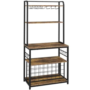 Yaheetech  65″ Wine Bakers Rack