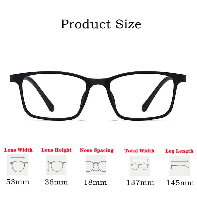 Yimaruili Unisex Full Rim Small Square Titanium Eyeglasses HR3058