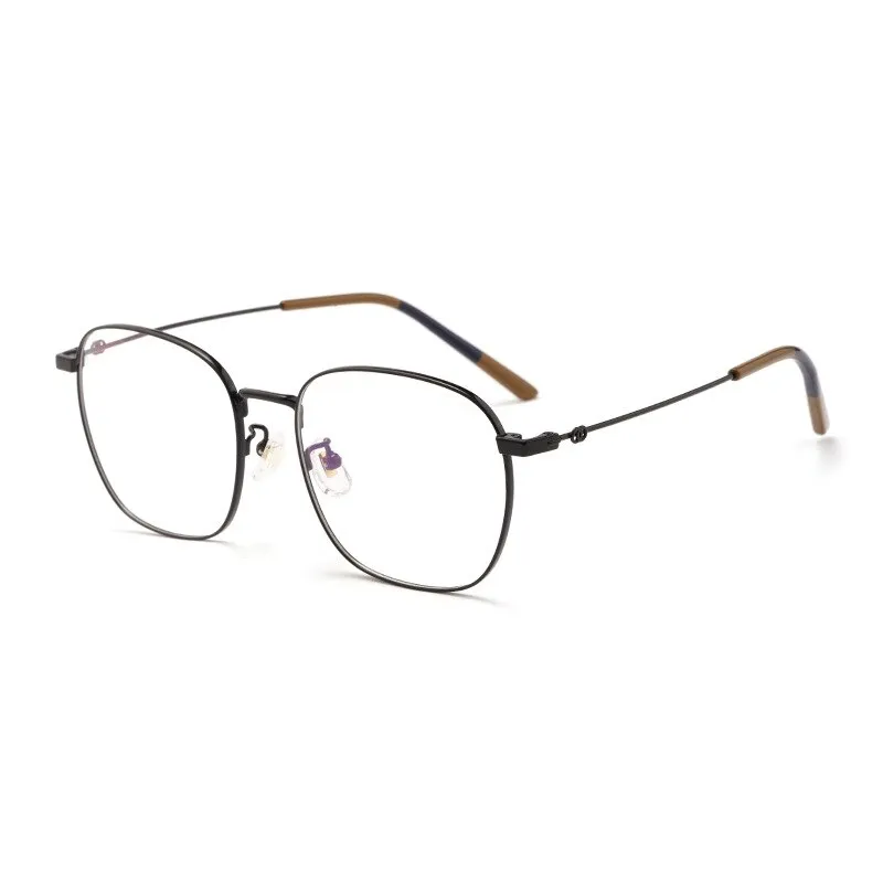 Yimaruili Unisex Full Rim Titanium Frame Eyeglasses 7525