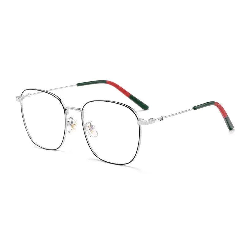 Yimaruili Unisex Full Rim Titanium Frame Eyeglasses 7525