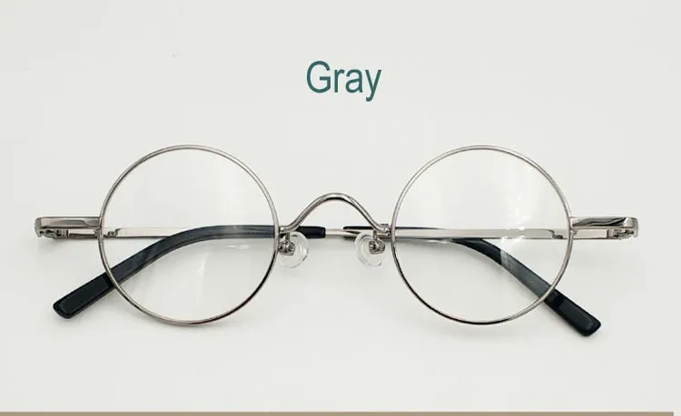 Yujo Unisex Full Rim Round Eyeglasses Alloy Eyeglasses 811008