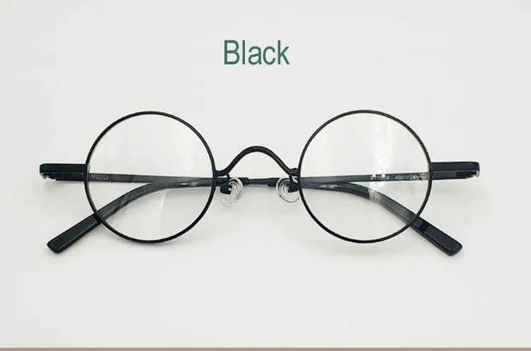 Yujo Unisex Full Rim Round Eyeglasses Alloy Eyeglasses 811008