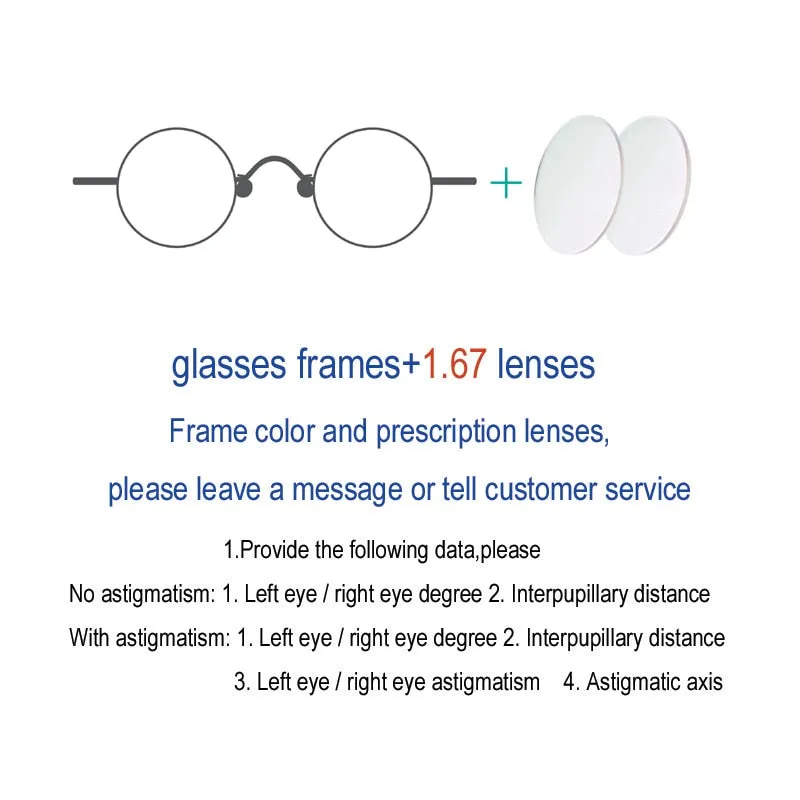 Yujo Unisex Semi Rim Square Titanium Eyeglasses Y024